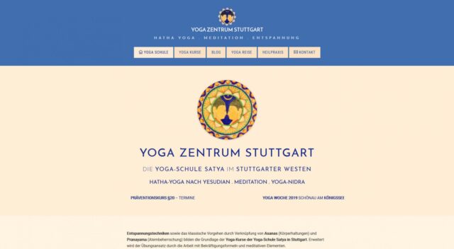 Relaunch Yogazentrum Stuttgart