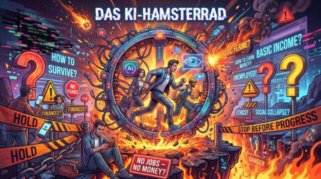 KI ist ein Paradox, ein Hamsterrad, und ein gefährliches dazu