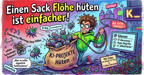 Einen Sack Flöhe hüten ist einfacher - KI Fazit, Stand Juli 2026