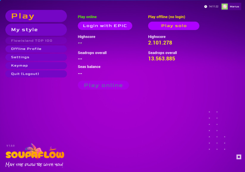 Souapflow_Game_Main_Menu Souapflow_Game_Main_Menu
