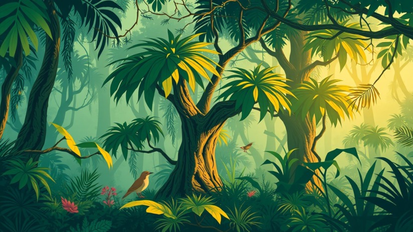 Stylized_Djungle_nature_by_AI