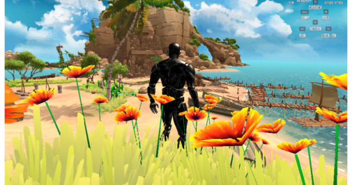 Tropical Island WebGL Szene als Terminator erkunden
